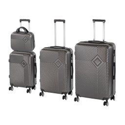 TraveLux Pro XXV gurulós bőrönd szett szürke