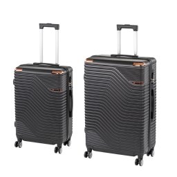 TraveLux Urban XI gurulós bőrönd szett fekete