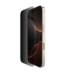 Belkin SCREENFORCE™ Invisiglass Privacy Anti-mikrobiális védőüveg iPhone 16 Pro készülékhez