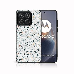 MY ART Védőtok Motorola Edge 60 / Edge 60 Fusion GREY TERRAZZO (163) készülékhez
