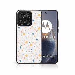 MY ART Védőtok Motorola Edge 60 / Edge 60 Fusion ORANGE TERRAZZO (165) készülékhez