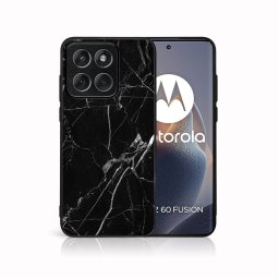 MY ART Védőtok Motorola Edge 60 / Edge 60 Fusion BLACK MARBLE (142) telefonhoz