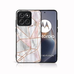 MY ART Védőtok Motorola Edge 60 / Edge 60 Fusion PINK MARBLE (143) telefonhoz