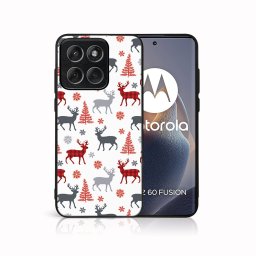 MY ART Karácsonyi mintás tok Motorola Edge 60 / Edge 60 Fusion DEER (068)