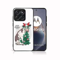 MY ART Karácsonyi dizájnnal ellátott tok Motorola Edge 60 / Edge 60 Fusion MERRY CHRISTMAS (074)