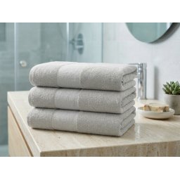 CARRARA törölköző 70x140 cm világosszürke, 100% pamut