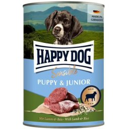 Happy Dog Sensible Puppy & Junior Lamm & Reis konzerv (6 x 400 g) 2.4kg