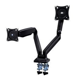 Asztali monitor tartó 2 karos gázrugós ergonómikus 35" fekete Gembird (MA-DA2-03)