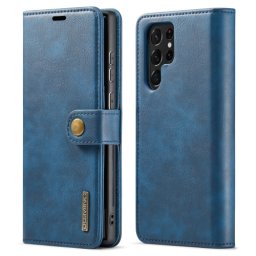 DG.MING Wallet tok 2 az 1-ben Samsung Galaxy S22 Ultra 5G kék