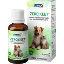 Zerokeet természetes élősködők elleni oldat kutyáknak 100 ml