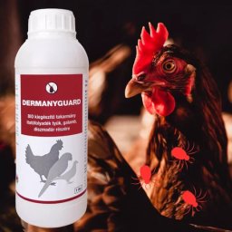 DermanyGuard bio itatófolyadék vörös madártetű atka ellen 1000 ml