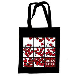 Hello Kitty Bows vászontáska, bevásárlótáska 44 cm