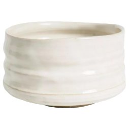 Chawan matcha Kerámia tál fehér