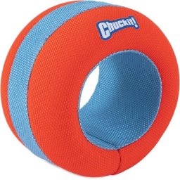 Chuckit! Amphibious Roller - Kétéltű játék vízre és partra kutyáknak (11 cm külső átmérő, 6 cm belső átmérő, 7 cm szélesség)