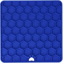 Eat Slow Live Longer - Fun & Relax Lick Mat (Kék; 23 x 19 cm)