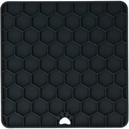Eat Slow Live Longer - Fun & Relax Lick Mat (Fekete; 23 x 19 cm)