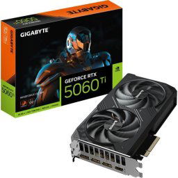 GeForce RTX 5060 Ti 16GB Gigabyte Windforce OC GV-N506TWF2OC-16GD videokartya