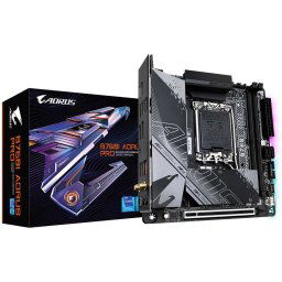 GIGABYTE MB Sc LGA1700 B760I AORUS PRO, Intel B760, 2xDDR5, 1xDP, 1xHDMI, mini-ITX, mini-ITEX