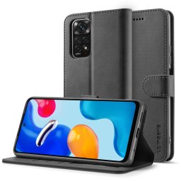 IMEEKE Wallet tok Xiaomi Redmi Note 11 Pro fekete
