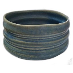 Chawan matcha Kerámia tál kék