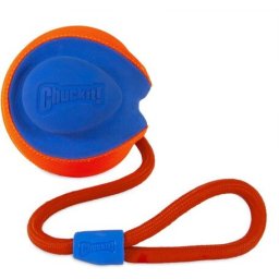 Chuckit! Rope Fetch labda kötéllel kutyáknak (S; Átmérő: 14 cm)