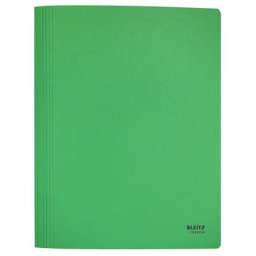 LEITZ Gyorsfűző, A4, karton, LEITZ "Recycle", zöld