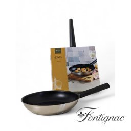 Fontignac Serpenyő 24 cm indukciós rozsdamentes tapadásmentes bevonattal 24116 Kifutó termék!