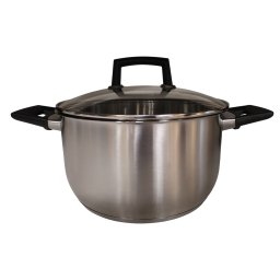 Fontignac Lábas magas +fedő 24cm 5 literes rozsdamenes indukciós 24796 Kifutó termék!