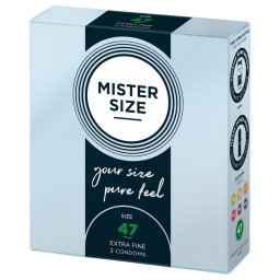 Mister Size vékony óvszer - 47 mm (3 db)