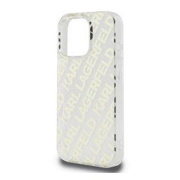 KARL LAGERFELD IML ELECTROPLATED REPEATED LOGO szilikon telefonvédő (ütésállóság) ARANY Apple iPhone 16 Pro Max