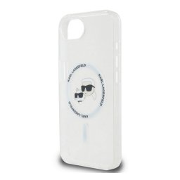 KARL LAGERFELD IML K&CH HEADS METAL FRAME MAGSAFE szilikon telefonvédő (ütésállóság, kameravédő, MagSafe) ÁTLÁTSZÓ Apple iPhone 16e