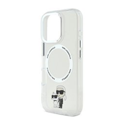 KARL LAGERFELD IML KARL AND CHOUPETTE MAGSAFE szilikon telefonvédő (ütésállóság, MagSafe) ÁTLÁTSZÓ Apple iPhone 16 Pro Max