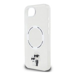 KARL LAGERFELD IML KARL AND CHOUPETTE MAGSAFE szilikon telefonvédő (ütésállóság, MagSafe) ÁTLÁTSZÓ Apple iPhone 16e