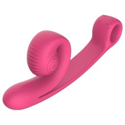 Snail Vibe Curve - 2in1 csikló vibrátor, csiklóizgató (pink)
