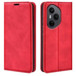 MAGNETIC Flip tok Honor 400 Pro 5G piros színben