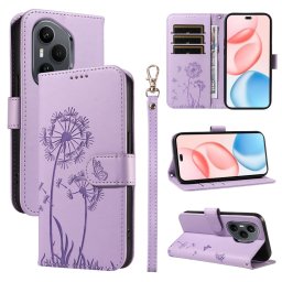 ART DANDELION Pénztárca tok Honor 400 Pro 5G készülékhez, lila