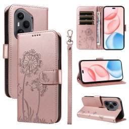 ART DANDELION Pénztárca tok Honor 400 Pro 5G rózsaszín készülékhez