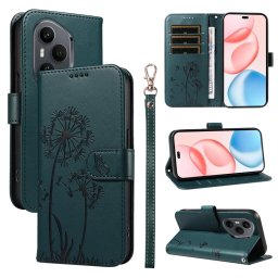 ART DANDELION Pénztárca tok Honor 400 Pro 5G készülékhez, sötétzöld