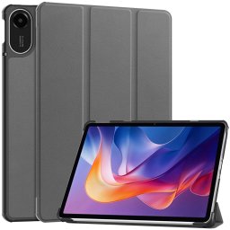 LEATHER Felhajtható tok Xiaomi Redmi Pad 2 szürke