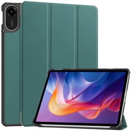 LEATHER Zárófedeles tok Xiaomi Redmi Pad 2 zöld színhez
