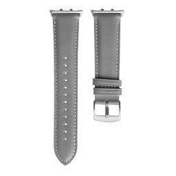 LEATHER Bőr szíj Honor Watch 5 órához, szürke