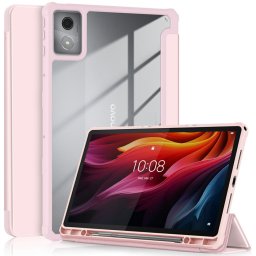 CRYSTAL Flip tok Lenovo Tab K11 Plus rózsaszín