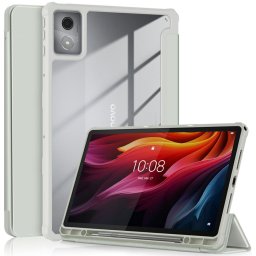 CRYSTAL Flip tok Lenovo Tab K11 Plus szürke
