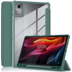 CRYSTAL Felhajtható tok Lenovo Tab K11 Plus zöld