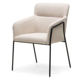 Krém design szék HELSINKI Loop 02