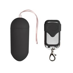 EasyToys - hordható távirányítós vibrációs tojás (fekete)