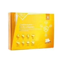 Napfényvitamin D3-K2-vitamin és szerves cink-réz komplex prebiotikummal - 30 db