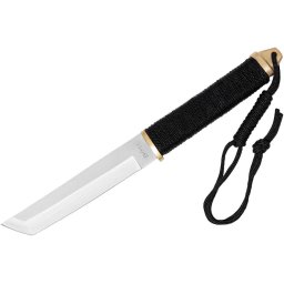 Japán tantó tőr, arany, 29 cm
