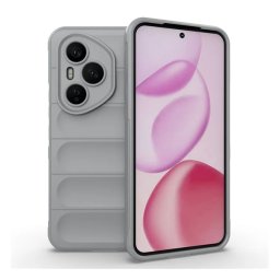 Szilikon telefonvédő (ütésállóság, kameravédő, 3D) VILÁGOSSZÜRKE Honor 400 Pro