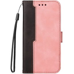 Xiaomi Redmi K70 / K70 Pro / Poco F6 Pro, Oldalra nyíló tok, stand, kártyatartóval, kézpánttal, Wooze Colour Wallet, rózsaszín